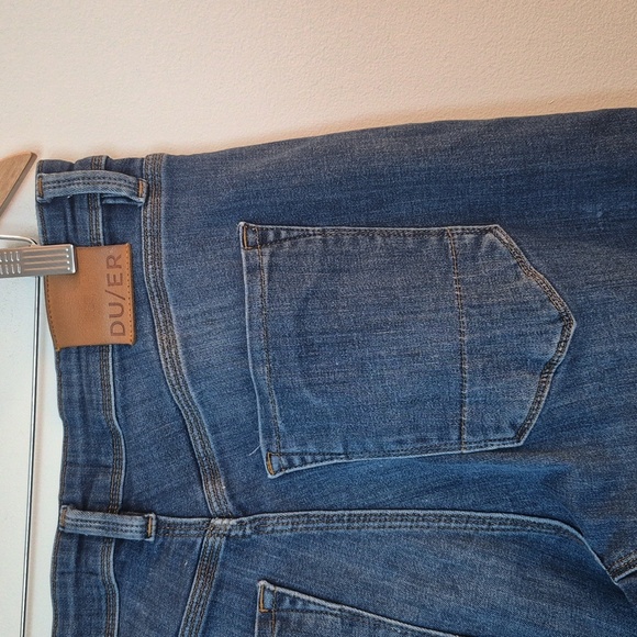 DU/ER Mens L2X Taper Jeans Medium Wash 34x30 - Picture 4 of 12